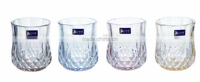 With sgs inspection certificate glass suplier offer glazing coloured glassware for collins glass