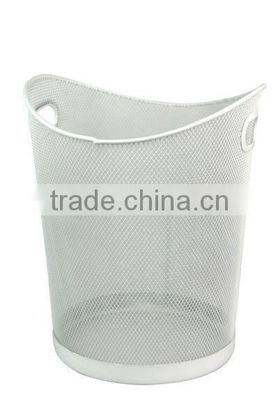 New Design Metal Round Garbage Waste Bin,Ingot Shape