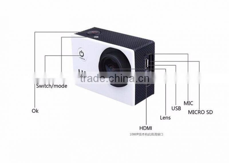 Factory Supply SJ4000 Waterproof Sport Camera Recorder For many kinds of Sports