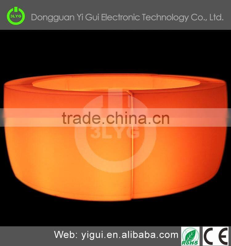 hot sale used nightclub furniture lighted bar table