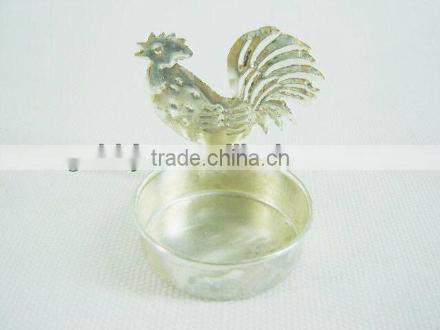 Simple Metal Iron Animal Candle Holder with various color