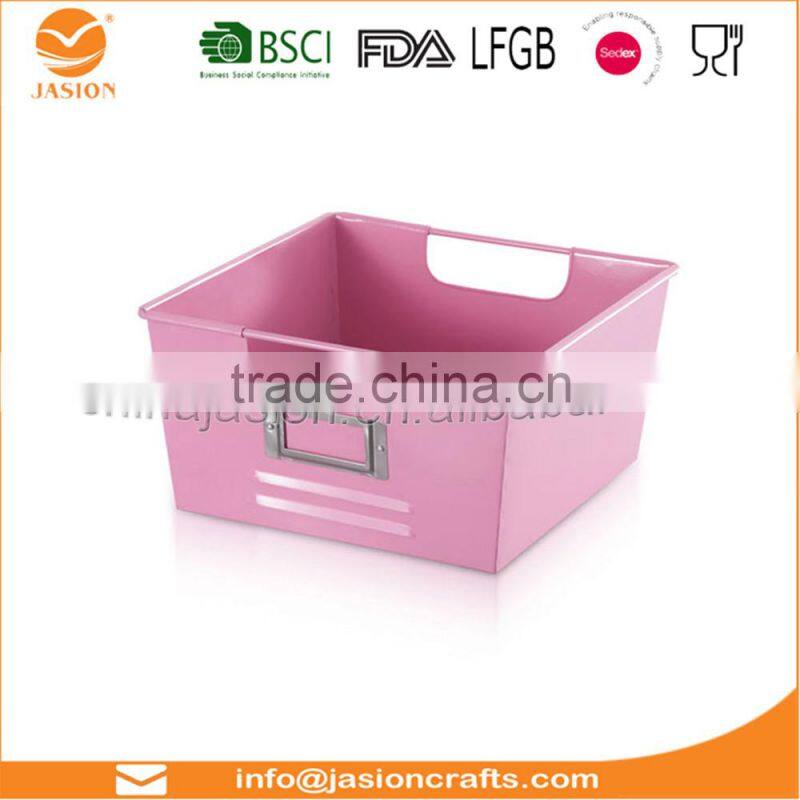 Metal powder coating Wire deedbox Stationery-box set pen holder