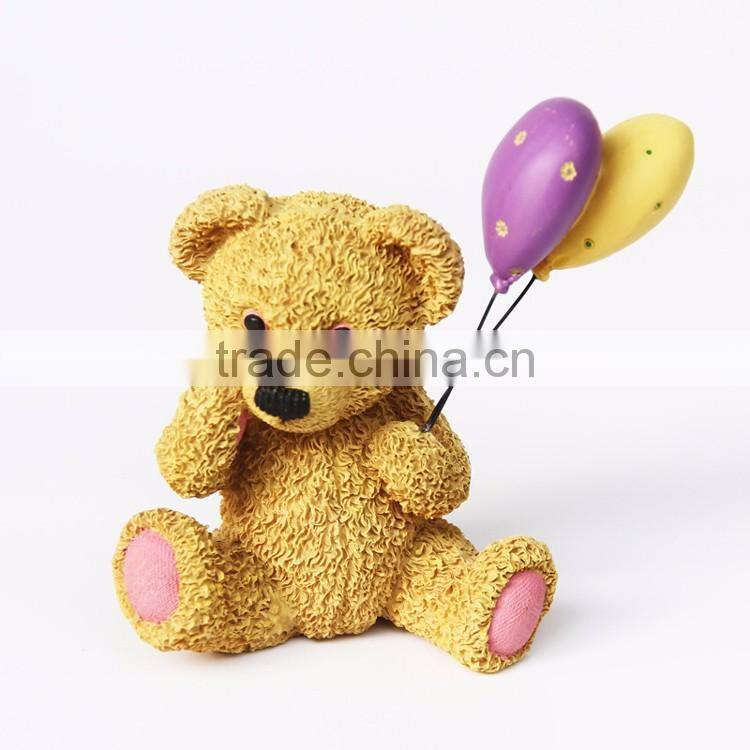 Custom wedding souvenirs small lovely bear figurine
