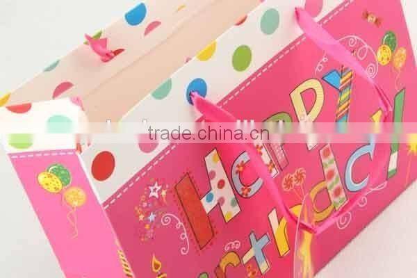 Foldable Gift Bag With Card / Shopping Paper Bag