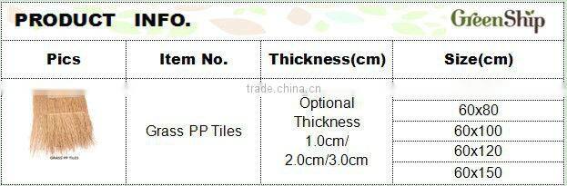 Easy to install Artificial Douli Thatch Roofing Tiles for Garden Decoration