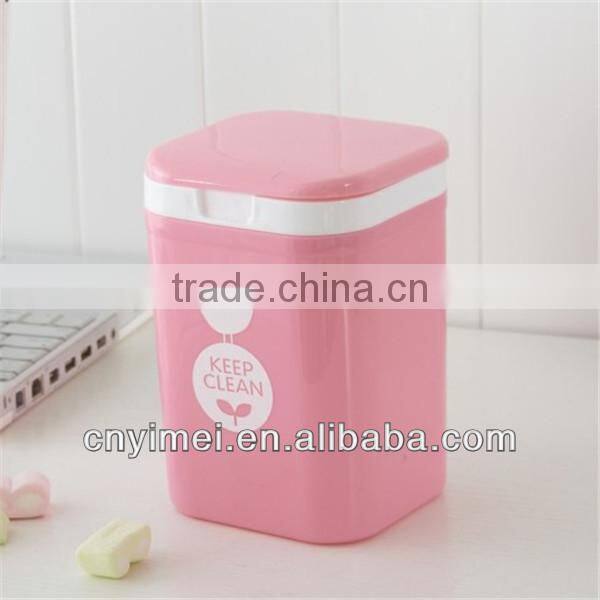 plastic cartoon dustbin,colourful dustbin,mini dustbin