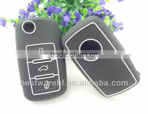 Fashion 2010 2013 Fob smart Volkswagen 3 buttons EOS,Loungyee,car key cover jackets.remote key cover case