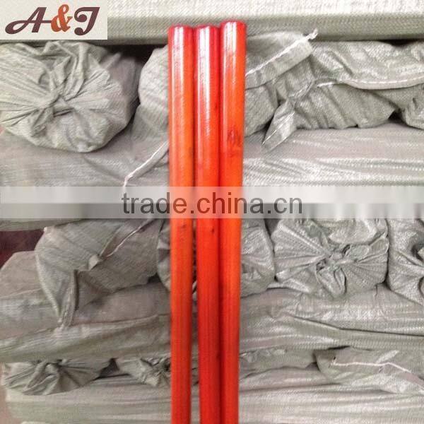Rufous color painting wood hoe handle good durability
