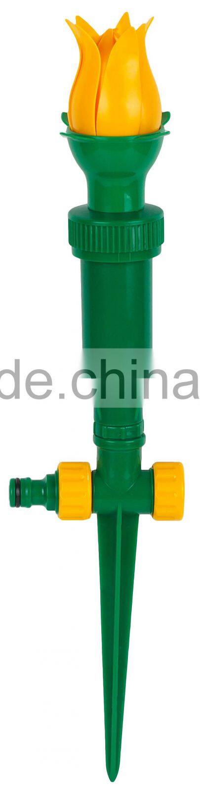 Plastic tulip shape flower water lawn sprinklers