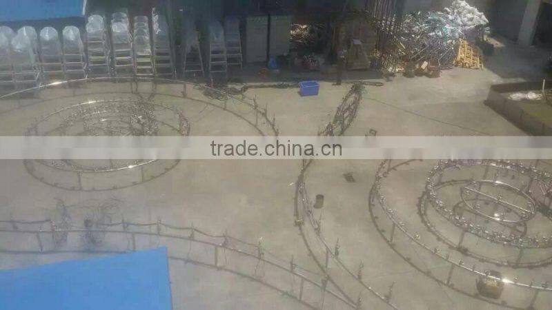 Stainless steel material and ornaments type chasing music fountain project