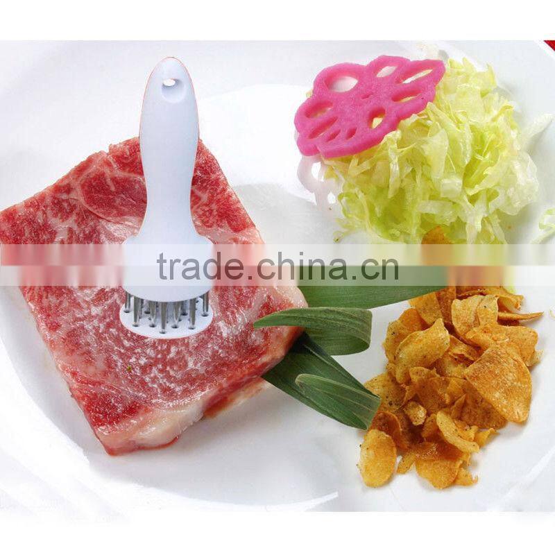 Professional Stainless Steel Needle Kitchen Cooking Meat Tenderizer Tools,hot