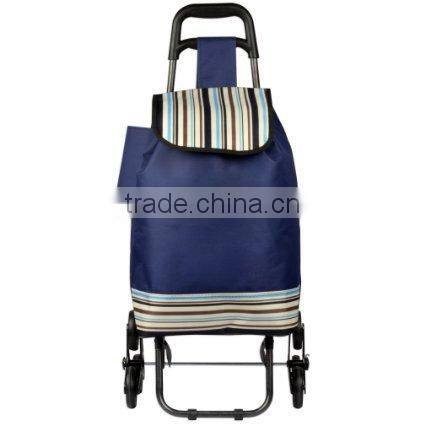 Promotional Shopping Trolley Bag With Wheels/Vegetable Shopping Trolley Bag