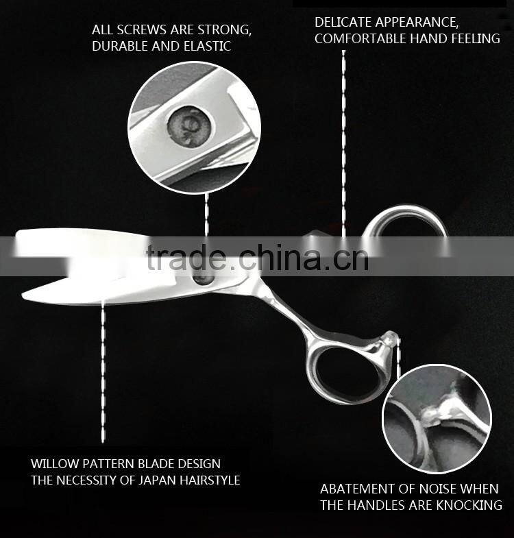 Japanese design scissors professional hair stylist scissor, popular barber cutting scissor