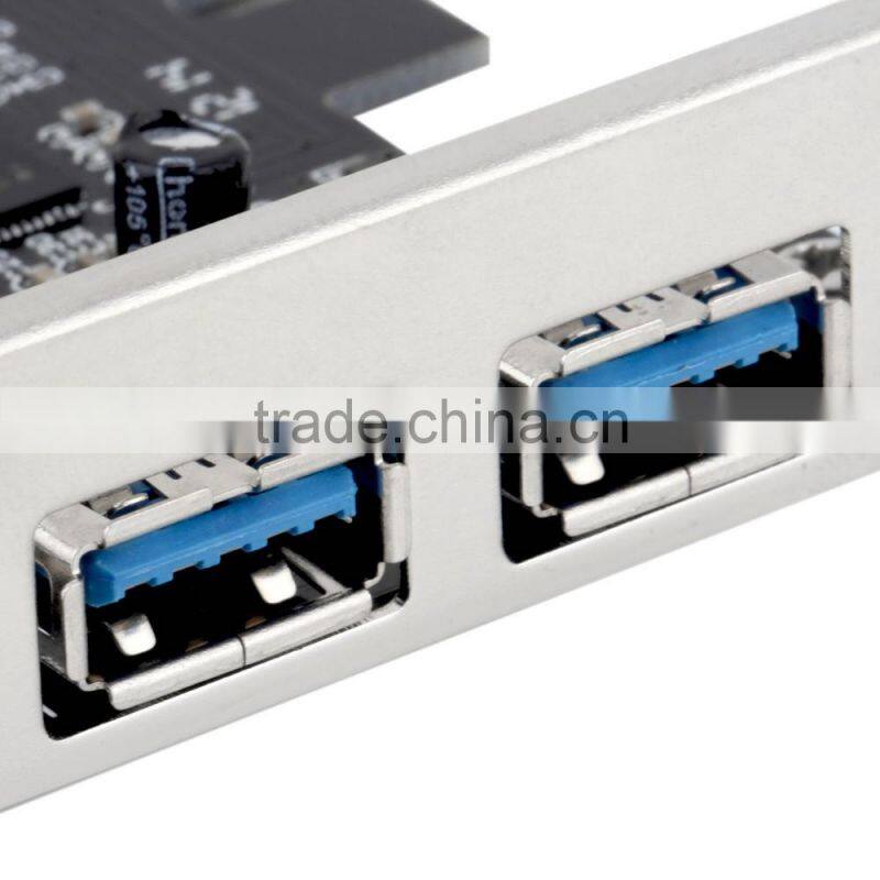 PCI Express to USB 3.0 Converter Mini PCI-E USB 3.0 2Port PC Expansion Adapter Card For Vista Win 7