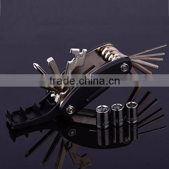 15 in 1 Bicycle Bike Multi Repair Tools Sets Spoke Wrench Screwdriver Kit