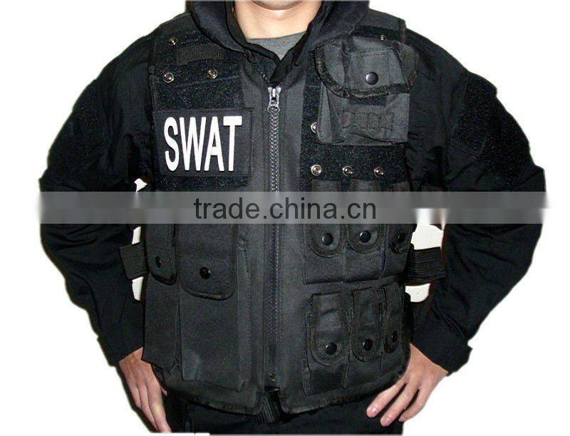 Tactical vest SWAT vest and popular use among police equipment waterproof