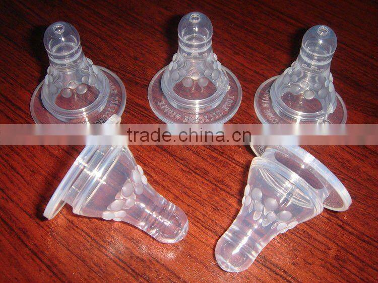 Safe for baby use silicone baby bottle nipple