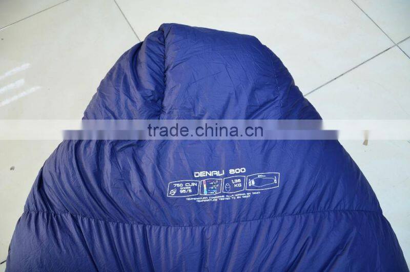 Duck Feather Heated Sleeping Bag Winter Mummy Sleeping Bag