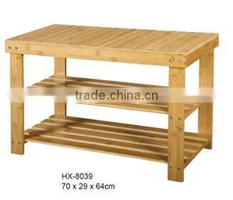Bamboo shoe rack