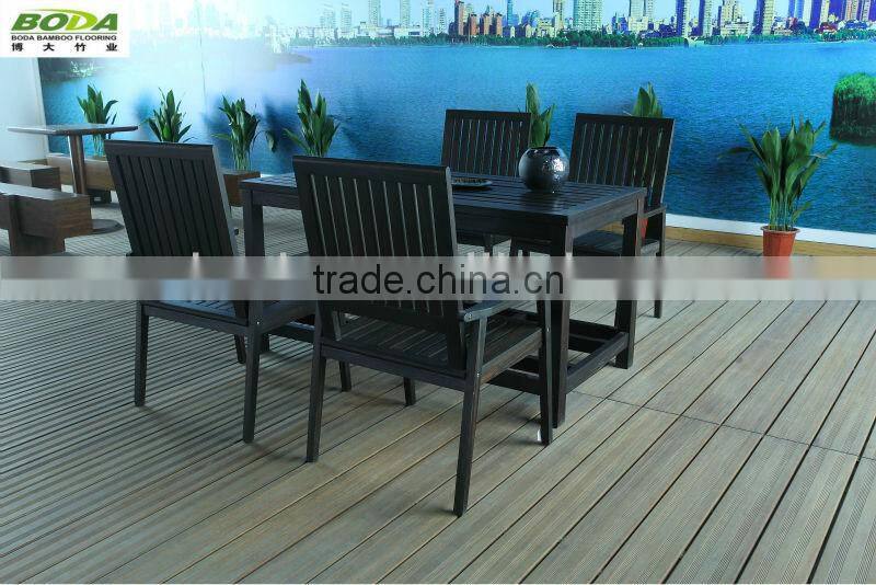Dark Carbonized Decking Floor