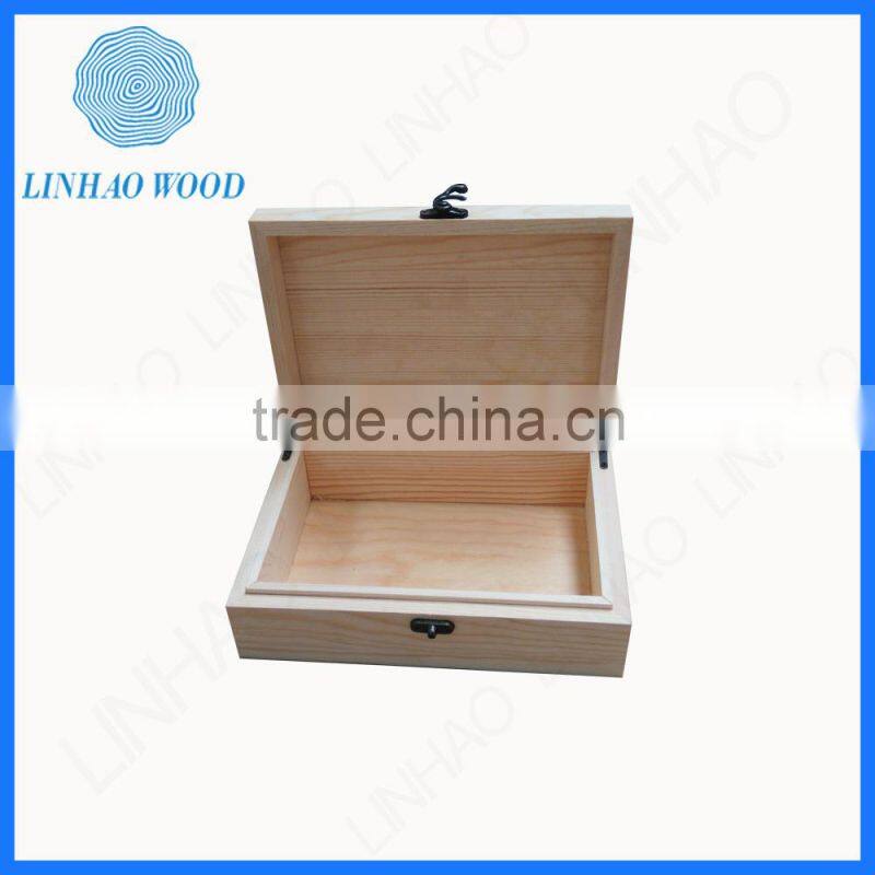 Factory Make Cheap Tool Box with lock ,make small wood box