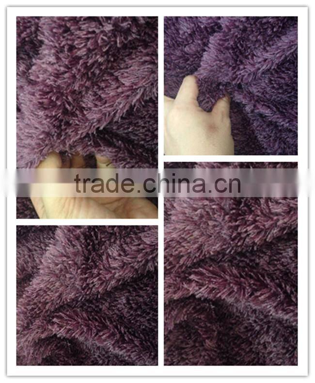100%polyester sherpa wholesale softextile cotton faux fur fabric