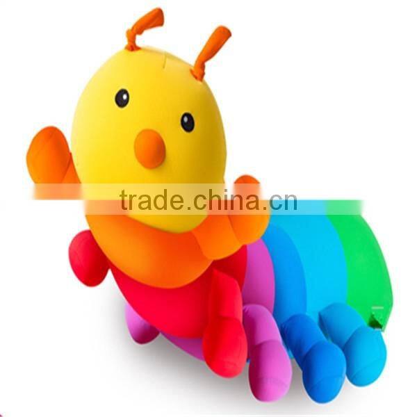EN71 Custom Cute stuffed plush worm toy cheap soft toys for kids