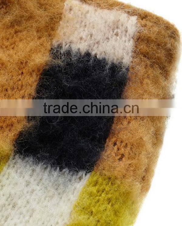 Hot Sale China Manufacturer ladies wool/polyester grid women tutu skirt