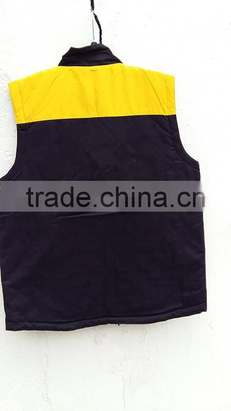 Autumn men padded cotton vest and hot design beauty vests for sale stocklot garments