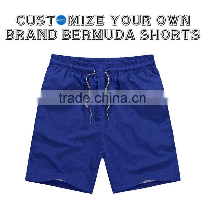 Men Shorts Beach Swim Trunks Bathing Suits Solid Beach Shorts with Pockets