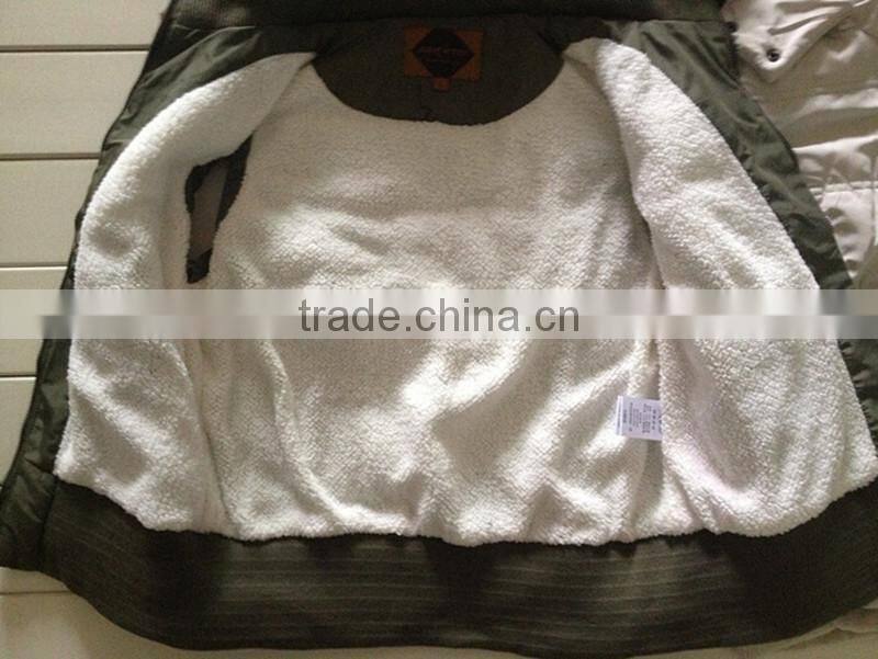 Lady 100%Polyester Padded Vest Garment stocklots