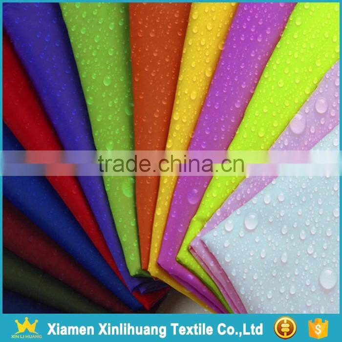 High Quality 190T 100 Polyester Taffeta Waterproof Fabric for Raincoat