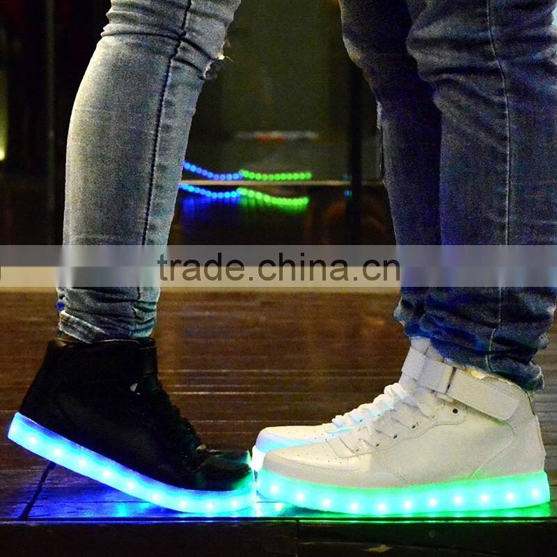 HFS1613 APP set high top led shoes 2017