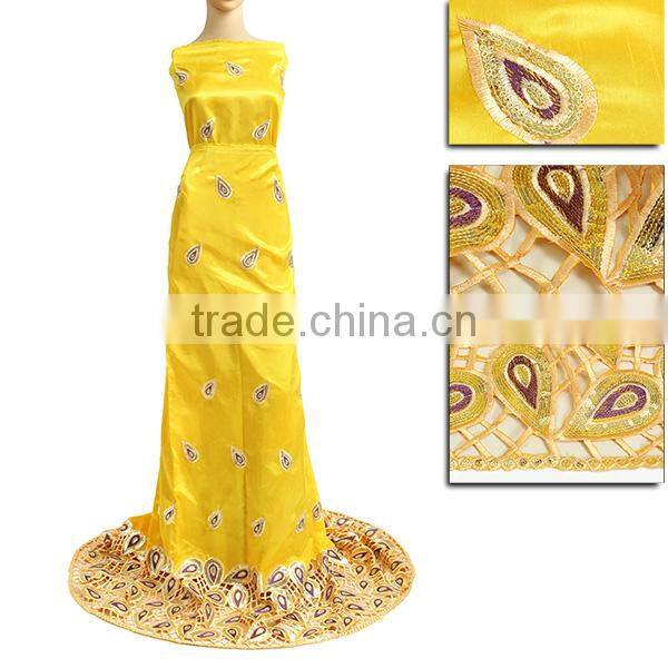 Top Grade Indian Raw Silk George Wrappers Nigerian George Wrappers