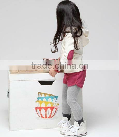 Hooded guard coat suits for children girls