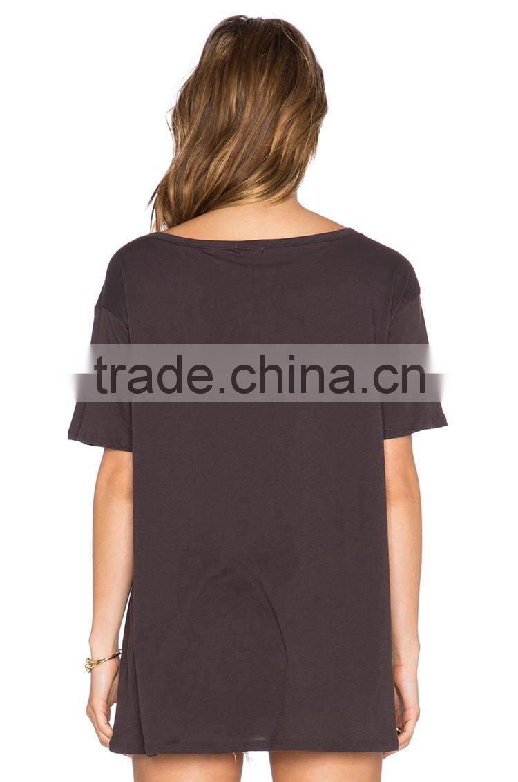 Factory price tee shirt oem printed 60% cotton 40% polyester t-shirts