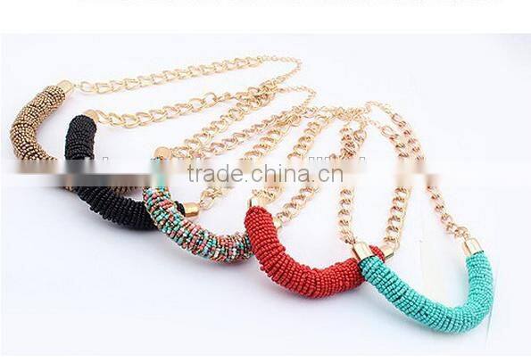 2016 high quality fashion snake pendant necklace 18k gold color unique snake necklace