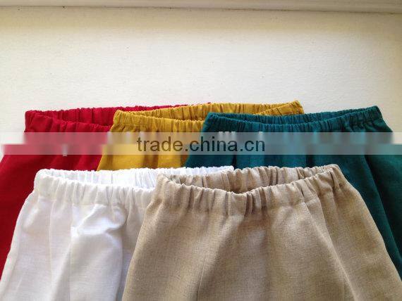 New Arrival Baby Clothes Pant Teen Boys Girls Wearing Panties Kids Plain Red Legging Wholesale