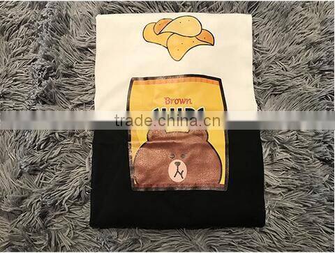 2017 summer female cartoon fashion comfortable short-sleeved t-shirts