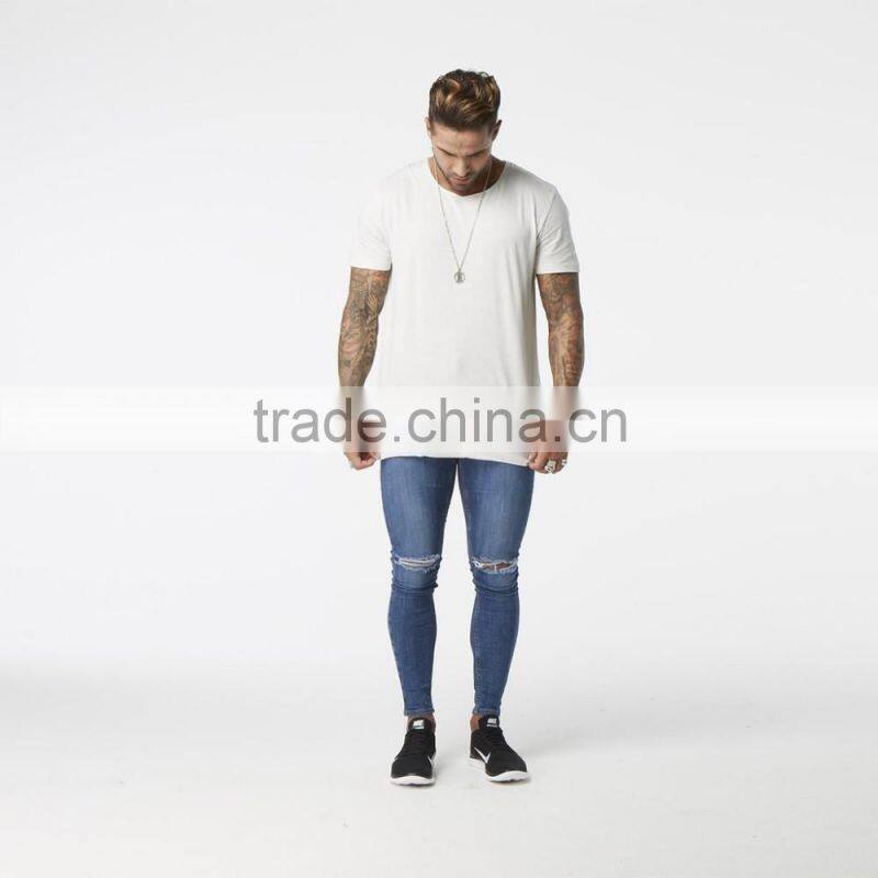 Top fashion skinny jeans quality ripped jeans hot sale europe jeans
