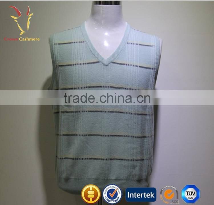 Mens V Neck Sweater Vest Wholesale Knitting Pattern For Men