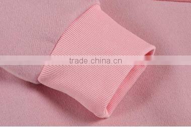 Women Long Sleeve Sport Polo Neck Hoody Contrast Color Pullover Hoodies