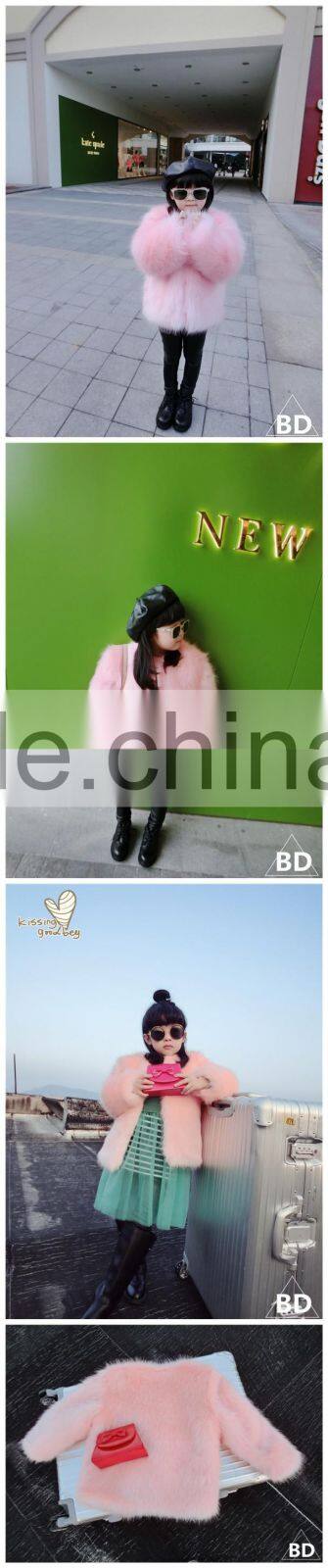Fashion Kids clothes winter fur coat for girls baby clothes parka elegant clothing for girls girl outerwear luxury faux fur