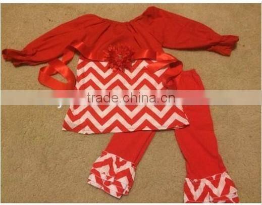 wholesale 2015 new arrive baby girl persnickety spring clothing set girl boutique caprie outfits girl persnickety cotton outfits