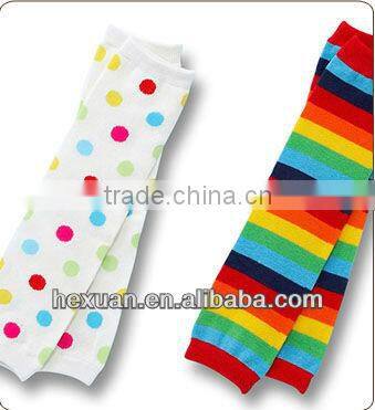 Pattern knitted leg warmers