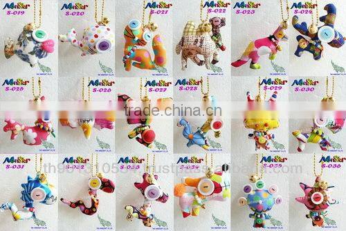 Monster Keychain Keyring String Accessories bag Gifts