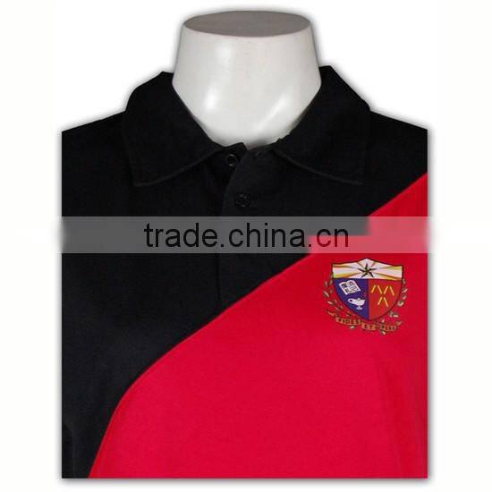 BSCI Garment Industry cheap price short sleeve school uniforms colours