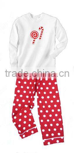 Wholesale the popular christmas boys fall boutique print pajama
