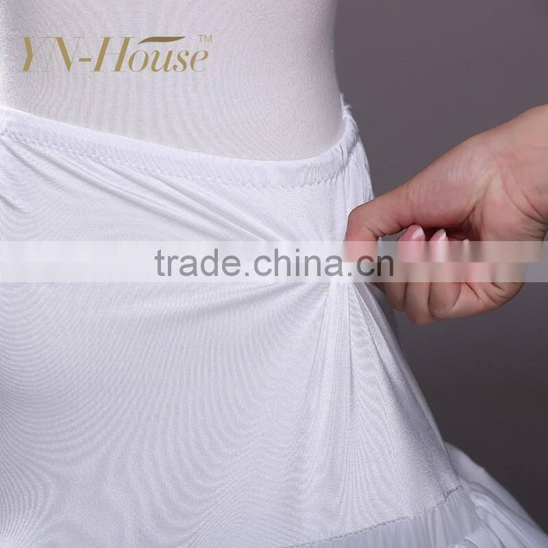 Hoop White Elegant Tulle corset and petticoat