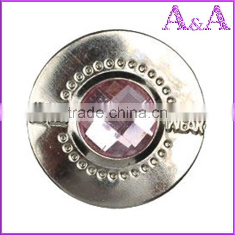 metal jeans buttons with stone custom jeans button high qualiity button